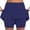 Navy, variant on Shorts Skorts for Women Summer Mid Waist Skort Active Casual Skirt Loose High Waisted Short with Pockets S-5XL
