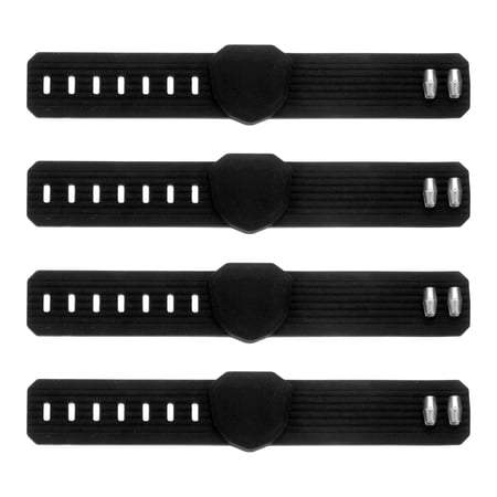 Uxcell Magnetic Cigarette Holder for Golf Cart Adjustable Silicone Cigarette Band Clip Accessories Fit 38-60 Rings & 4Pcs & Black-Fitting For(Golf Carts/Fishing Rods/Boats/Gifts)