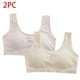 thumbnail image 2 of Odeerbi 2 Pack Niñas Bras de Entrenamiento 10-16 Años, Bras Deportivos Sin Alambre de Algodón Con Almohadillas Ropa Interior de Desarrollo de La Pubertad Respirable, 2 of 5