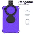 thumbnail image 4 of Allytech Galaxy Tab A7 Lite 8.7 Case 2021 SM-T220 T225, Soft EVA  Case for Kids Rotating Stand Handle Heavy Duty Protective Shockproof Kids Friendly Case Cover for Samsung Galaxy A7 Lite 8.7"-Purple, 4 of 7