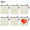 thumbnail image 2 of 6PCS Coin Purse Canvas Portable Change Holder Coin Pouch Change Purse for Women, 2 of 10