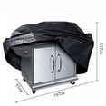 thumbnail image 5 of Grill Saviour: Funda para barbacoa, protector para parrilla de exterior, resistente a todo tipo de clima, asas duraderas y resistente al viento, fácil de limpiar, apto para parrillas de 3 a 4, 5 of 5