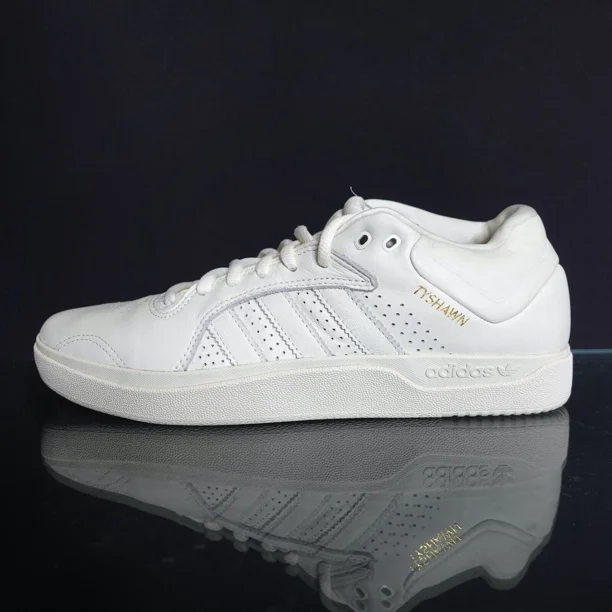 Ad-id-as Tyshawn Men's Size 10 Skateboarding Shoes Ivory Sneakers #134