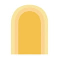 thumbnail image 1 of DOLITY Arch Wall Decal Boho Arch Wall Sticker Background Home Holiday PVC Wallpaper Yellow, 1 of 9