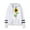 White, variant on Ladies Sunflower Printed Hooded Pullover Striped Long Sleeve Sweatshirt Top
