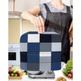 thumbnail image 2 of Navy Blue Black Stand Mixer Dust Cover with Storage Pocket & Handles,Grey White Patchwork Abstract Geometric Fits All Tilt Head & Bowl Lift Kitchen Appliance Cover Organizer Accessories,4.5-5 Quart, 2 of 6