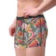 thumbnail image 3 of Wukai Tropical Fruit Print Men’s Underwear Breathable Boxer Briefs,&nbsp;Moisture Wicking & Breathable-Large, 3 of 7