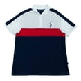 thumbnail image 1 of Playera Polo Polo Club para Caballero Franja en Pecho Azul Marino Talla CH, 1 of 4