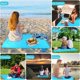thumbnail image 5 of Manta de picnic, estera de playa impermeable, mini manta de playa antiarena, estera de playa portátil ultraligera, 70 x 110 cm, 5 of 5