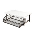 thumbnail image 4 of DOLITY Coffee Machine Storage Shelf Wood Multi Use for Tea Microwave Coffee Machine Black 1 Tier, 4 of 7
