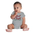thumbnail image 4 of Funny Christmas Silent Night Joke Romper Boys or Girls Infant Baby Brisco Brands 12M, 4 of 6