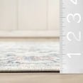 thumbnail image 3 of nuLOOM Everlee Faded Persian Machine Washable Area Rug, 9' x 12', Blue, 3 of 9