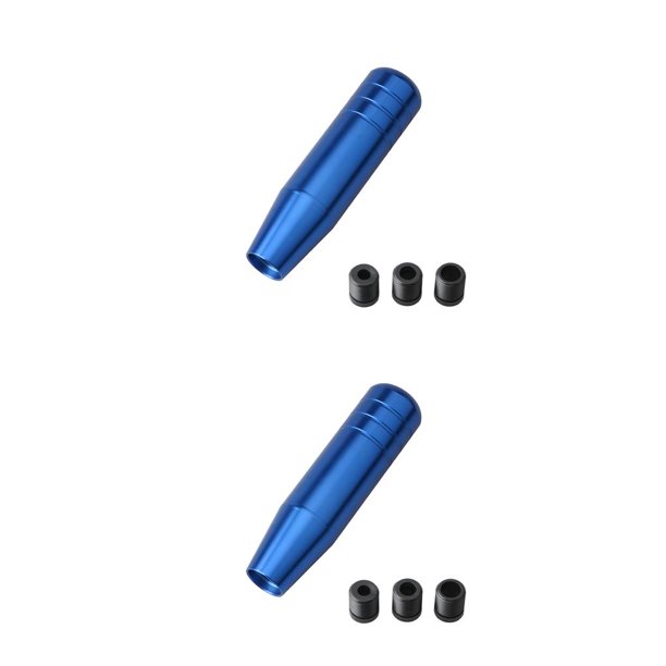 Sidaley Perilla de palanca de cambios, perilla de palanca de cambios, perillas de cambio automáticas manuales para Acura Mazda azul 2piezas