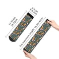 thumbnail image 4 of Naloa Wolf Fox In Flower Forest Ankle Socks for Women Non Slip Socks No Show Socks Classic Low Cut Casual Socks Casual Socks, 4 of 7