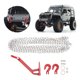 thumbnail image 5 of Cadena y ganchos de remolque de 1/10 RC fácil de instalar Peso ligero Mejora la autenticidad 1/10 Accesorios de cadena de metal de coche RC duraderos para coche de escalada sobre ANGGREK Otros, 5 of 8