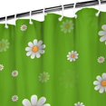 thumbnail image 3 of Waterproof Daisy Flower Shower Curtain 72x72 Inch Boho Style Polyester Unique Shower Curtain for Bathroom Hotel Home Decor with 12 Plastic Hooks, 3 of 5
