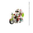 thumbnail image 2 of ToyKingdee Santa and Frosty Motorcycle Hanging Ornament - Hand Crafted Hand Painted Blown Glass Decorations for Christmas Trees - Glitter Dusted Nostalgic Christmas Tree Ornaments, 2 of 3