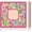 Hot Pink Tropical Bird, variant on Lavender Butterfly Floral Mahjong Mat with Rules