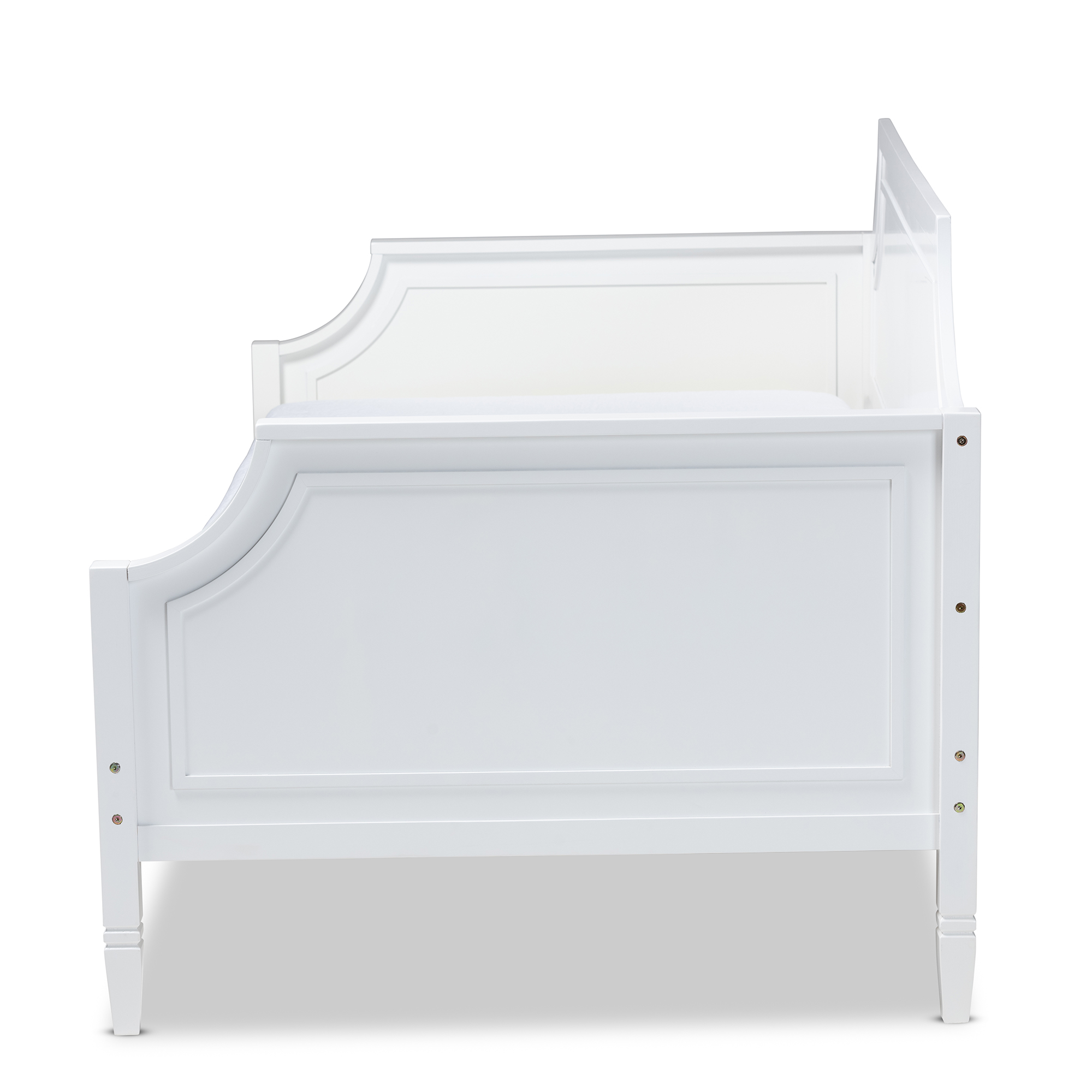 Baxton Studio Mariana Classic and Traditional White Finished Wood Twin Size Daybed