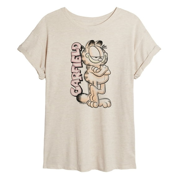 Garfield - Logo Vertical - Women's Oversized T-Shirt