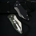 thumbnail image 2 of Tactical Survival Hunting Camping Pocket Folding Knife, Blade G10 Handle knives Outdoor EDC Tool, 2 of 11