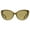 Brown, variant on BE 4407 Acetate Womens Cat Eye Sunglasses Matte Green 54mm Adult