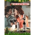 thumbnail image 4 of TOMEEM 4-Piece Stainless Steel Wine Opener Set with Rechargeable Electric Wine Bottle Opener, 4 of 9