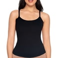 thumbnail image 1 of Camiseta Ilusion para Dama, con Bies Rib Negro Talla TG, 1 of 5