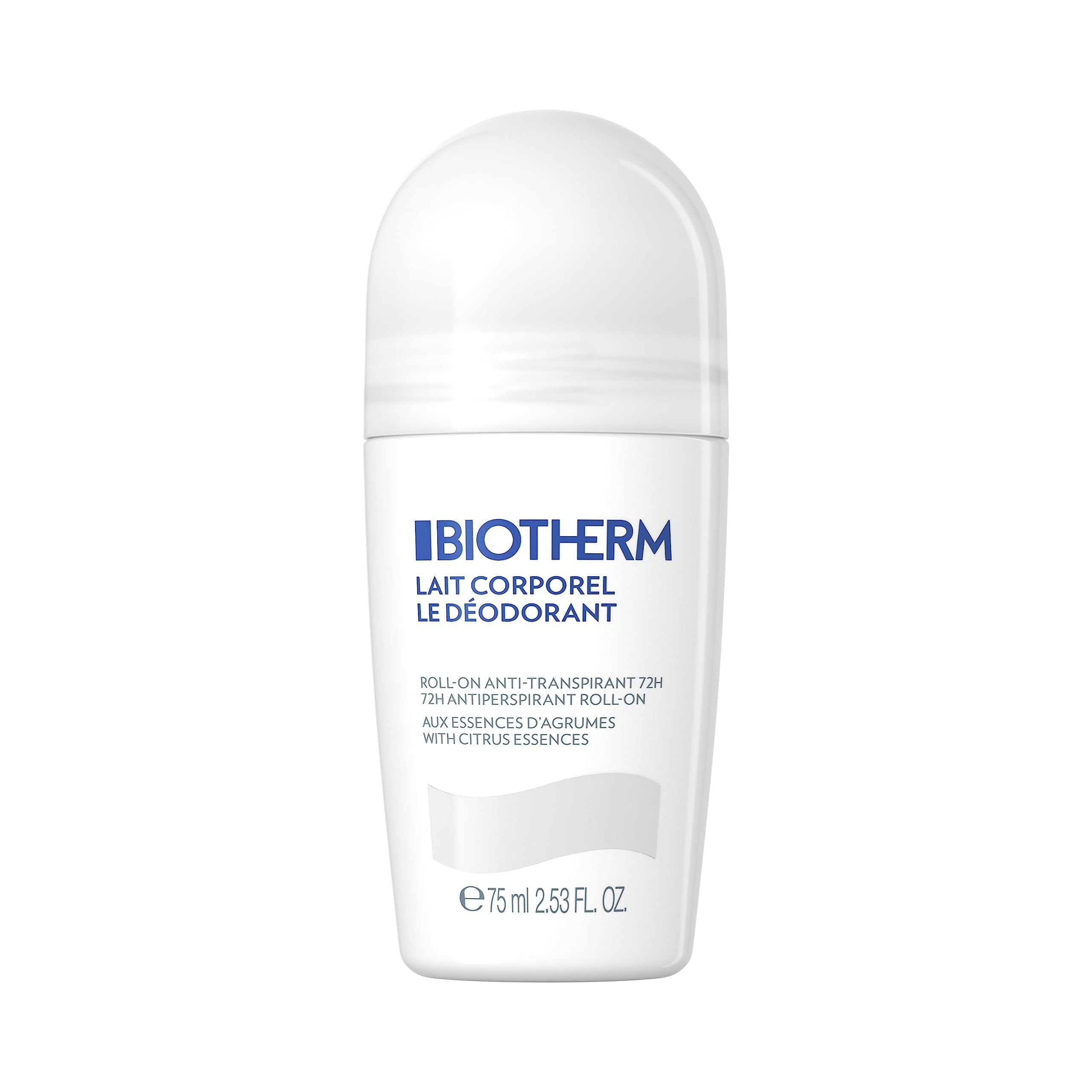 Biotherm Le Deodorant By Lait Corporel Roll-On Antiperspirant, 2.53 Ounce