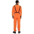 thumbnail image 3 of Underwraps Astronaut Orange NASA Adult Plus Teen Mens Halloween Costume,XL, 3 of 7
