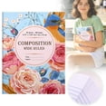 thumbnail image 2 of Composition Notebooks, Wide Ruled Composition Book, Marble Composition Notebooks for Note Taking, Hard Cover, Sewn Binding, Classroom Must Haves, Office Supplies, 2 of 9