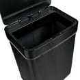 thumbnail image 6 of Honey Can Do 13.2 Gallon Trash Can, Touchless Kitchen Trash Can, Black Stainless Steel, 6 of 9