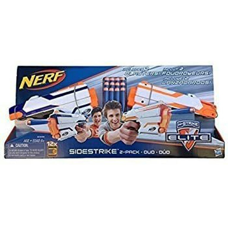 Nerf N-Strike Elite トイガン Nerf N-Strike Elite Sidestrike Blaster 2-Pack Nerf Guns with