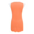 thumbnail image 5 of Sngxgn Women's Fall Long Sleeve Dress Turtleneck Slim Fit Ribbed Knit Slit Midi Dress(Orange,S), 5 of 5