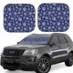 thumbnail image 1 of Fotbe Snowflakes On Dark Blue Juego de 2 Piezas de Parasoles para Parabrisas | Bloqueador Solar para Auto | Accesorios Plegables para Protección Solar Interior-Medium, 1 of 6