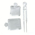 thumbnail image 3 of Fiocias 3-Piece Bead Collection Tray for Melting Beads, Sorting Tray for 2.6mm Beads, Creative Organizer Accessory in PP, Practical Sorting Function, Suitable Clear, 3 of 8