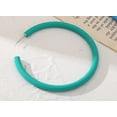 thumbnail image 6 of Big Exaggerated Hoops Popular Women Summer Fashion Jewelry Trendy C Shape Acrylic Green Round Hoops, 6 of 7