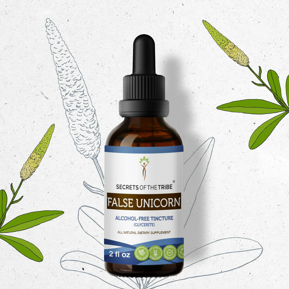 False Unicorn Tincture AlcoholFREE Extract, Responsibly farmed