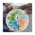 thumbnail image 4 of 10 Inch Drum - Handmade Shamanic Drum /Sounds From Nature, Sound Healing, 4 of 7