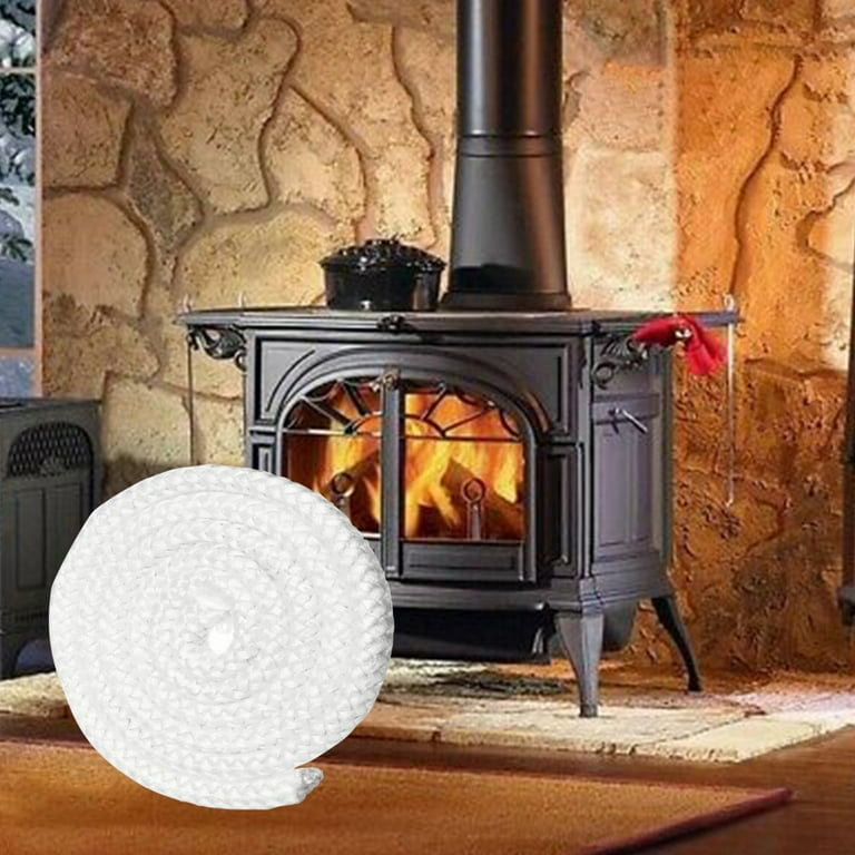 Wood Stove Door Gasket Stove Fiberglass Cord Wood Stove Rope Seal  Replacement Gasket for Woodburning Stoves Graphite Impregnated Fiberglass  Gaskets - Walmart.com