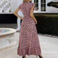 thumbnail image 5 of Gaecuw Womens Dresses for Wedding Guest V Neck Sleeveless Champagne Dresses Ankle Length Long Dresses Swing Party Dress Prom Dresses Flowy Graduation Dresses Solid Trendy Dresses Semi Formal Dress, 5 of 6
