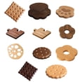 thumbnail image 1 of HEVIRGO 1PC Tapis de Table en Bois Coussin Isolant Polyvalent avec des Biscuits Lotus Racine Tranches Fleurs Formes de Protection Table Set de Table Table à Manger Mignon Coussin de Protection Approprié pour les Décorations de la Maison, 1 of 10