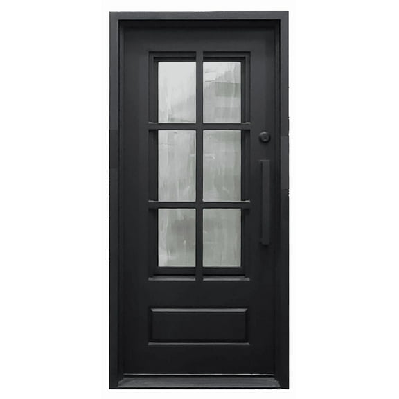 Tiffany Iron Door 6-Lite