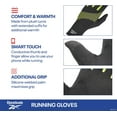thumbnail image 5 of Reebok Running Gloves, Large, 5 of 7