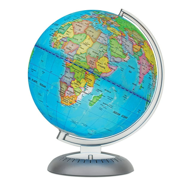 Illuminated World Globe For Kids With Stand Built In Led For