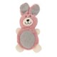 thumbnail image 1 of Plush Dog Toy Squeaky Soft Teeth Cleaning Interactive Cute Stuffed Pet Chewing Toy for Small Medium Dogs Pink Rabbit, 1 of 4