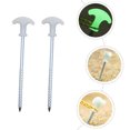 thumbnail image 2 of 4 Pcs Piquets de Tente en Acier Inoxydable Clous de Sol Portables pour Camping, 2 of 7