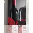 thumbnail image 6 of Valentine's Day Sheer Curtains 84 Inch Length 2 Panels Set, Modern Classic Red Rose Flower Voile Window Treatment Rod Pocket Curtains Sheers Drapes for Bedroom/Living Room/Kitchen 52"x84"x2, 6 of 7