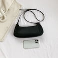 thumbnail image 3 of Bolsas de hombro para mujer, diseño de piedra de PU suave, pequeño bolsillo para teléfono (negro) Likrtyny Para Estrenar, 3 of 9