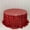 Red, variant on Balsa Circle Hunter Green 132 in Big Payette Sequin Round Tablecloth Dinner Party Table Cover Wedding Reception Event Decorations Restaurant Catering Dining Linens Supplies